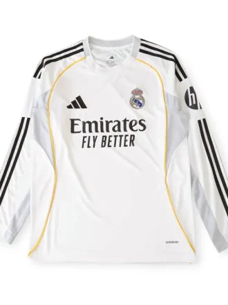 Real Madrid 25/26 Home Longsleeve Jersey