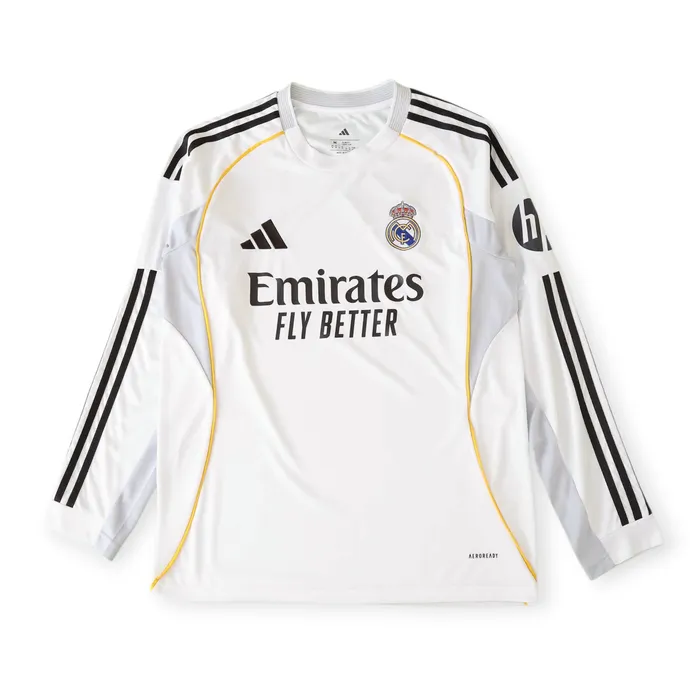 Real Madrid 25/26 Home Longsleeve Jersey