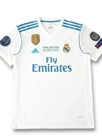 Real Madrid 2017-18 Home Retro Jersey