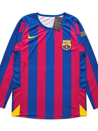 Barcelona 2005/06 Long Sleeve Home Jersey